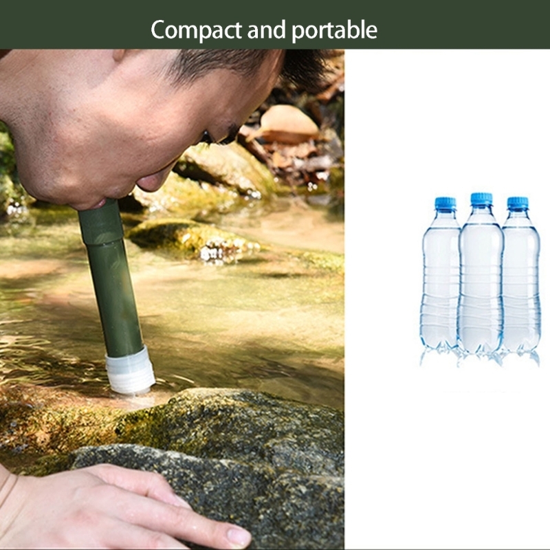 Water Filter Straw - Filtre à eau pour Camping, randonnée