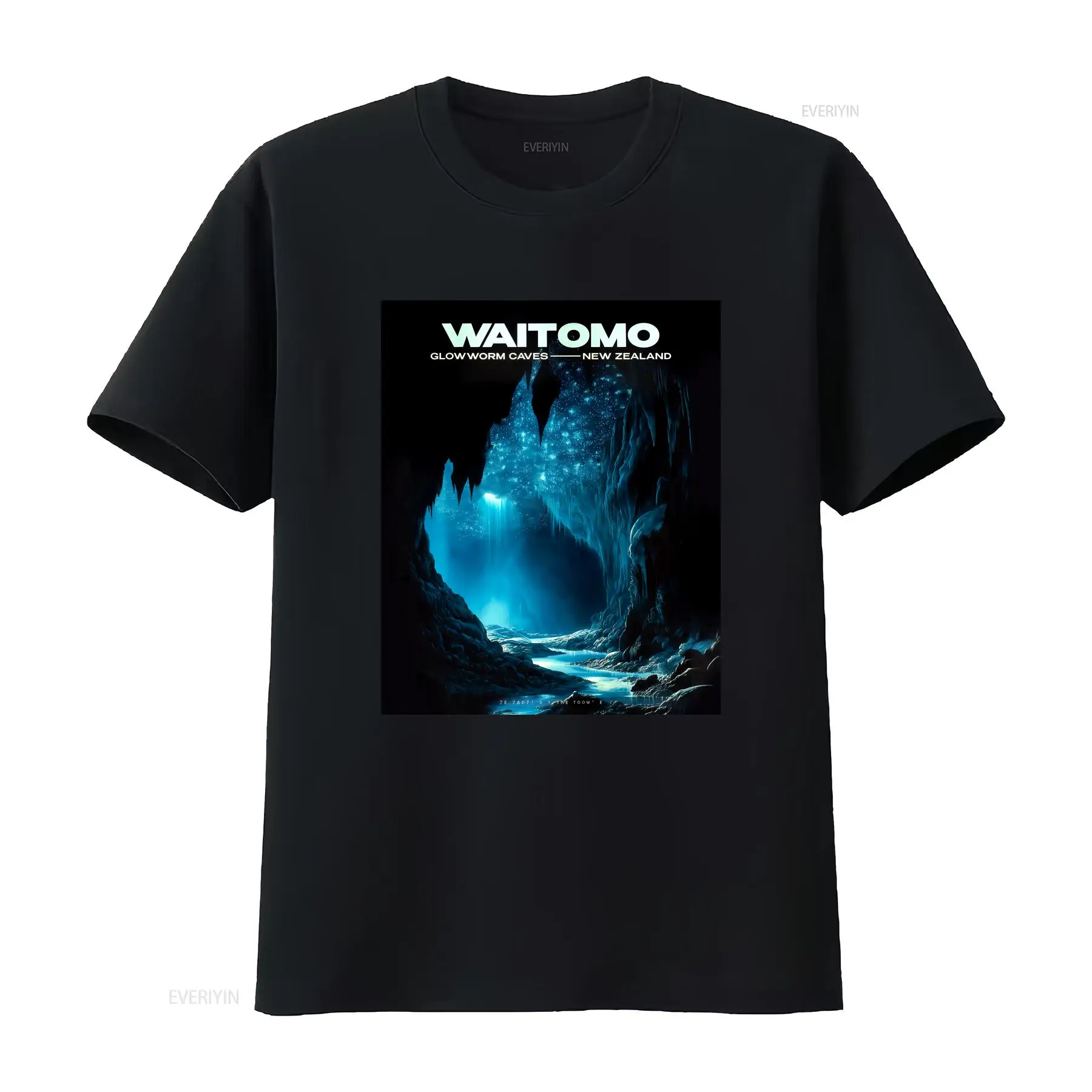 Outdoor Adventure New Zealand - T-shirt Waitomo Caves, vêtements d'aventure en