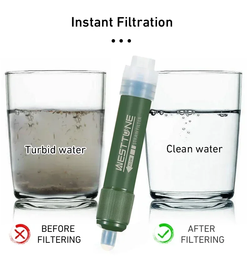 Water Filter Straw - Westtune – Mini filtre à eau