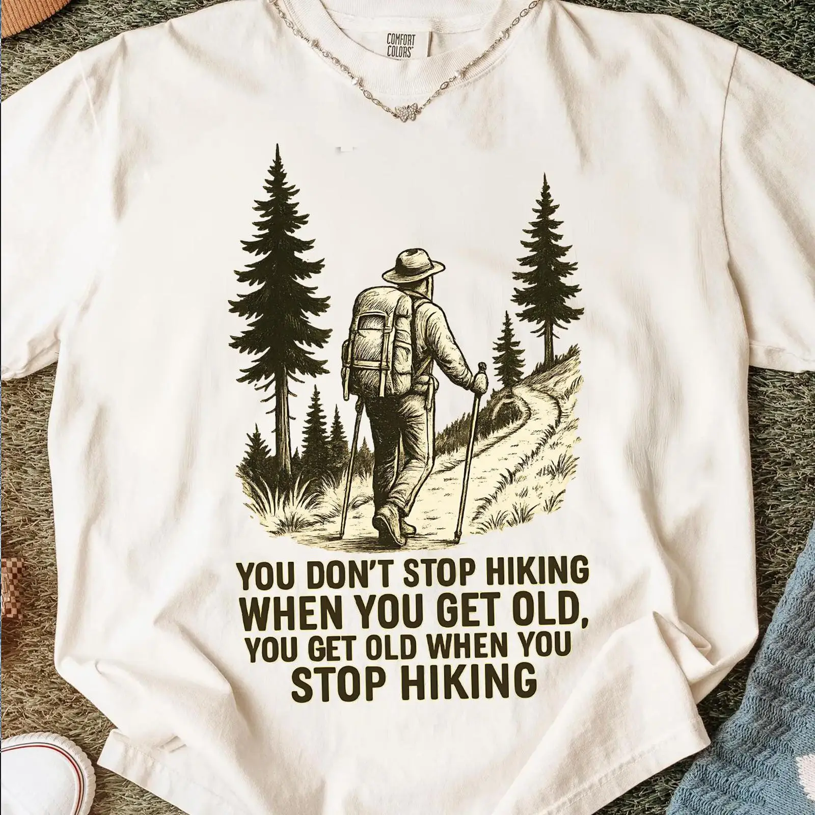 Outdoor Adventure Quotes - T-shirt avec citation amusante « Vous