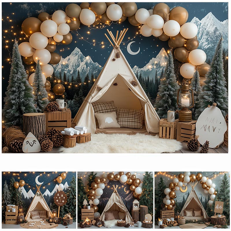 Outdoor Adventure Background - Fond de photographie LS pour camping