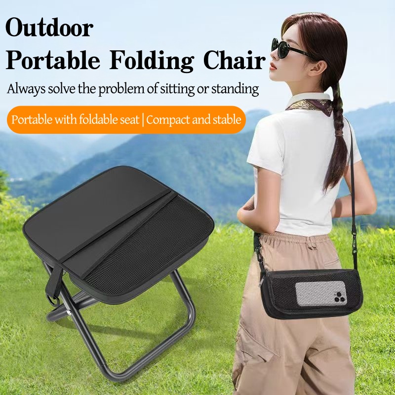 Outdoor Adventure And Travel - Tabouret pliable portable G8, léger, pour