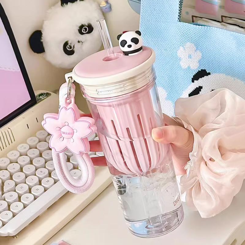 Water Filter Straw - Bouteille d'eau Kawaii avec filtre, tasse