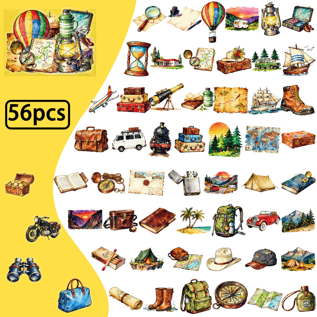 56 autocollants PET transparen - Outdoor Adventure Store avis et prix
