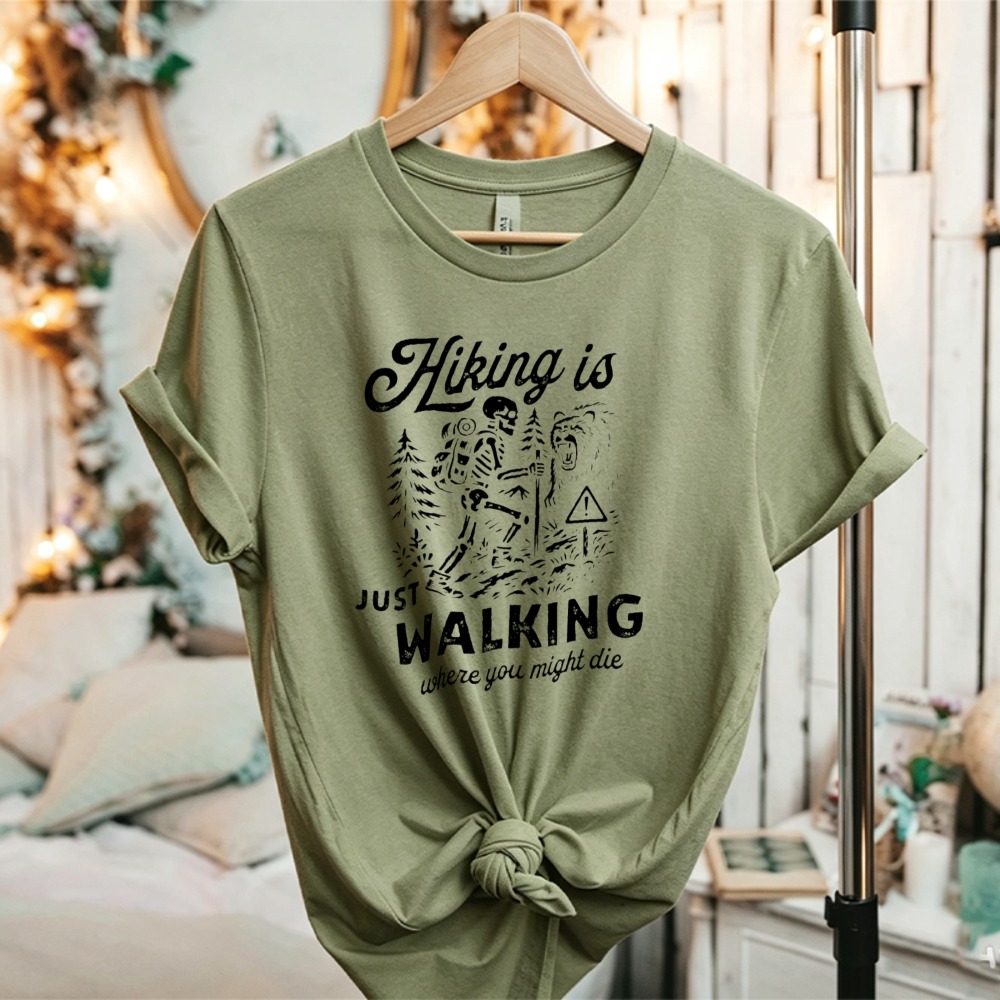 T-shirt en coton pour femme, m - Outdoor Adventure Quotes avis et prix