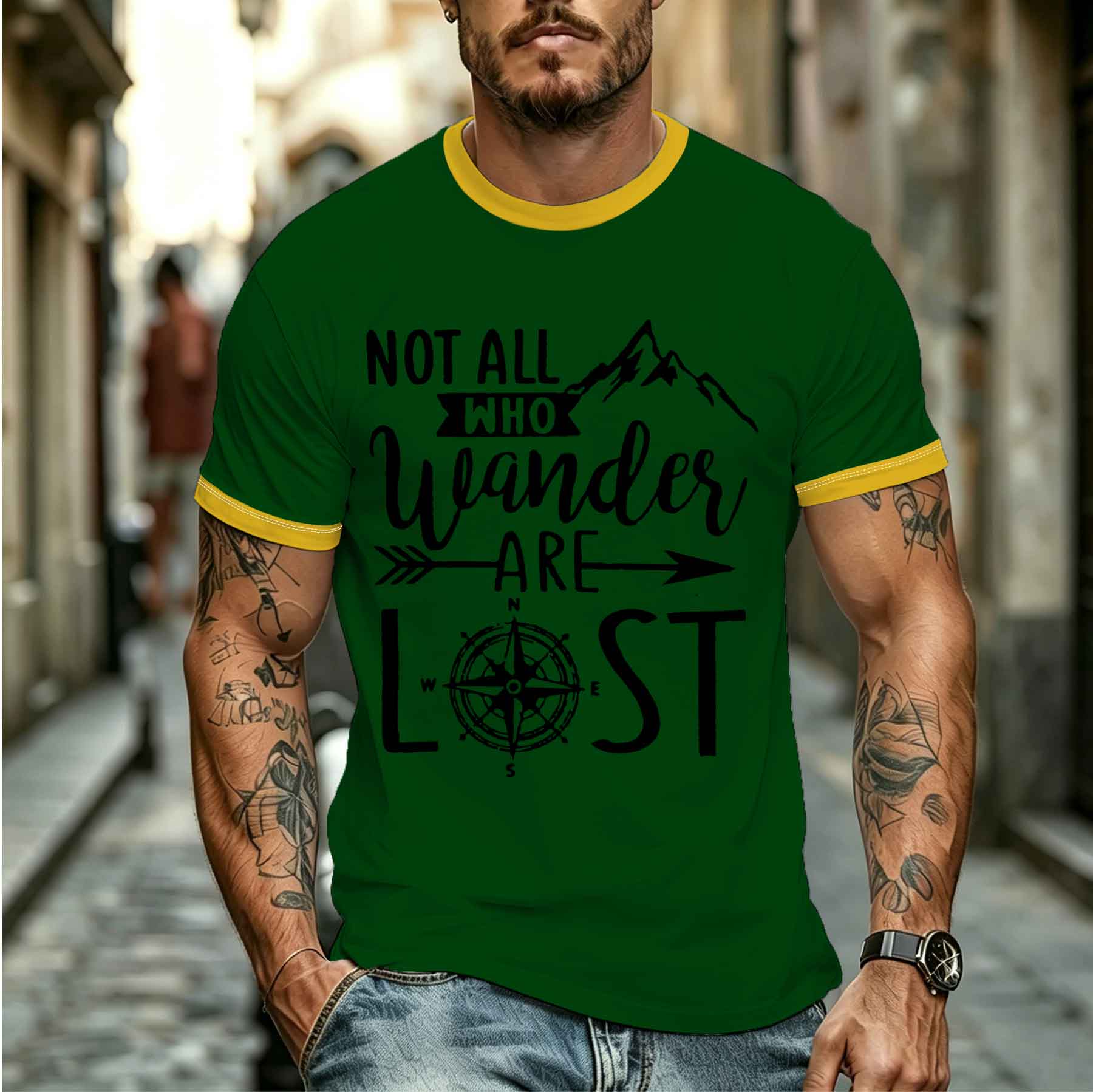 Nouveau modèle 2026 – T-shirt  - Outdoor Adventure Quotes avis et prix