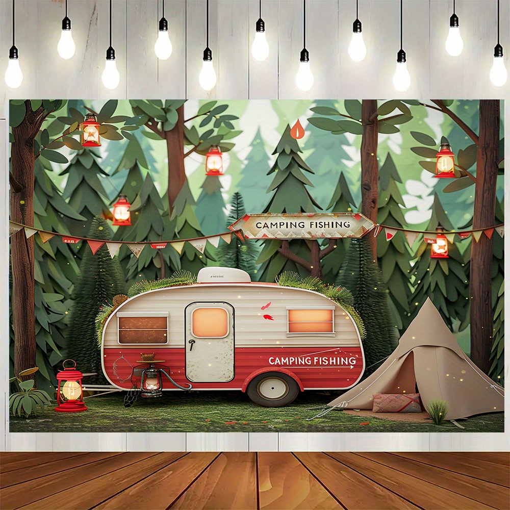 Bannières d'arrière-plan de th - Outdoor Adventure Background avis et prix