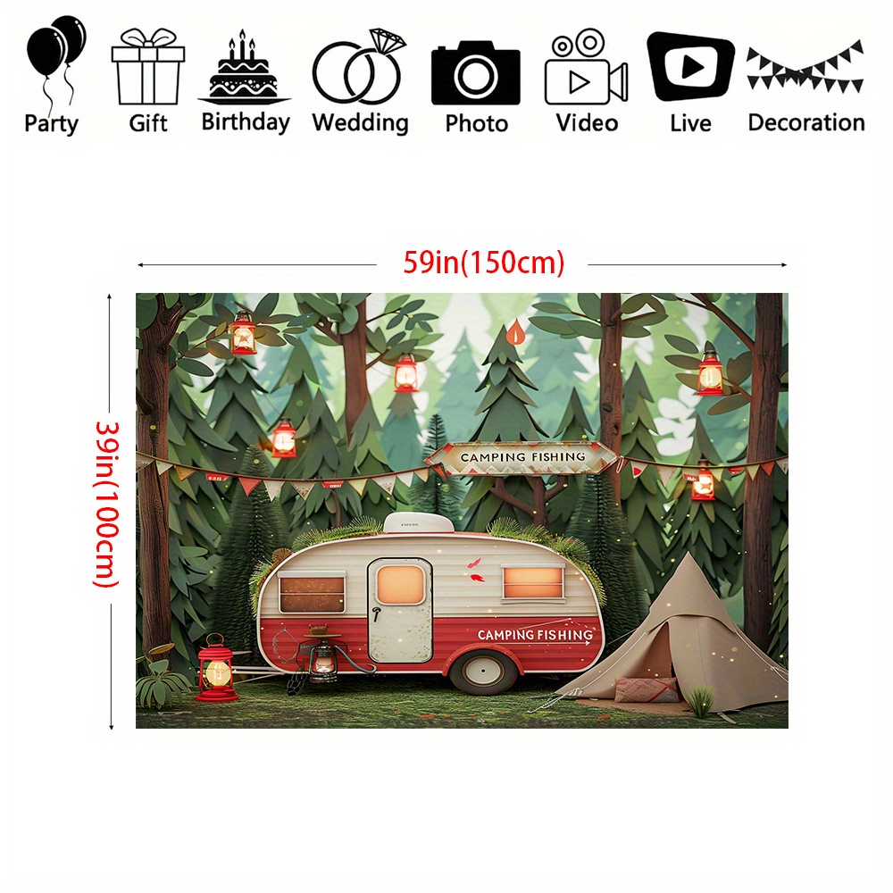 Bannières d'arrière-plan de th - Outdoor Adventure Background avis et prix