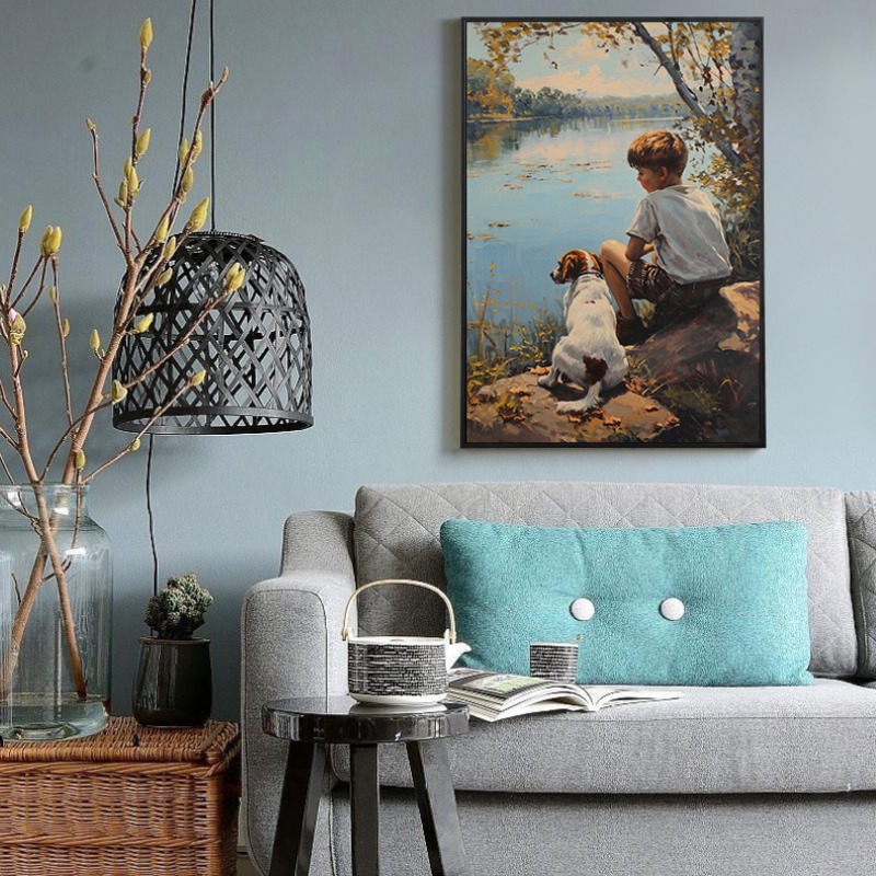 Affiche d'art Vintage pour cha - Outdoor Adventure With Kids avis et prix