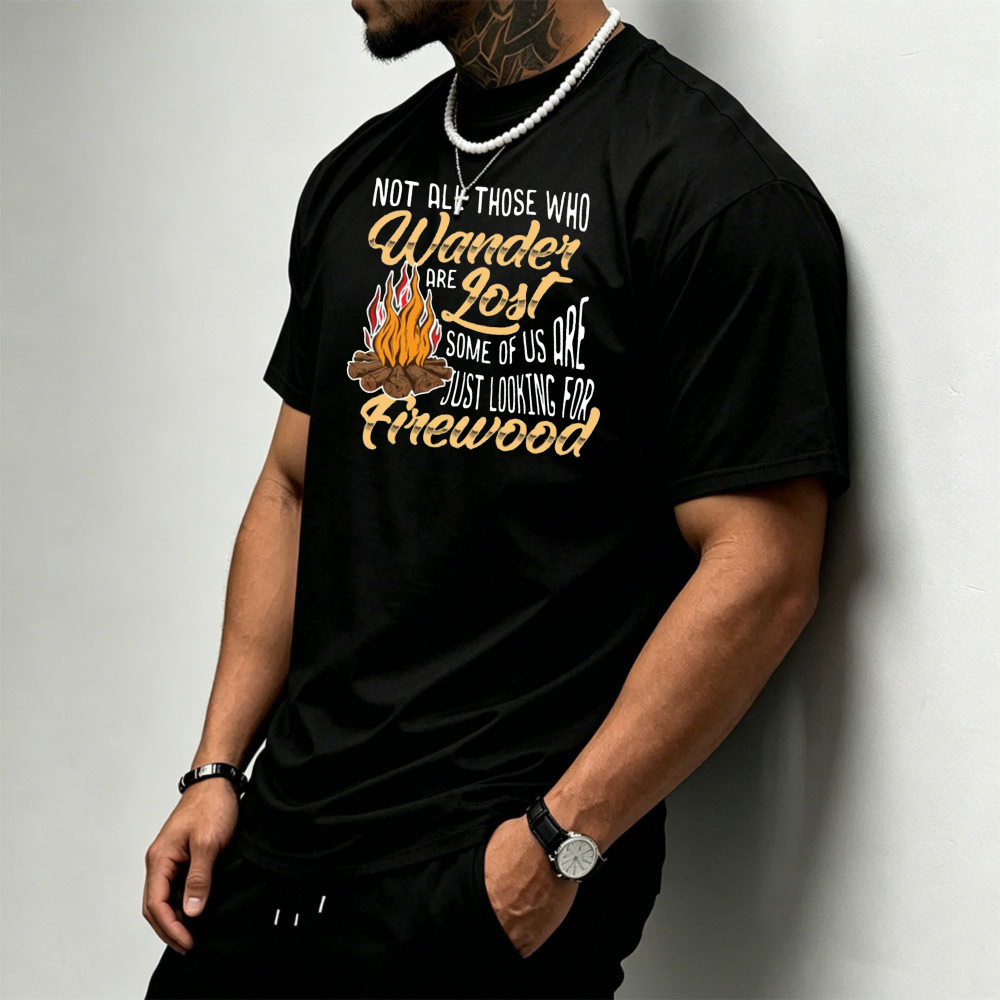 T-shirt pour homme avec impres - Outdoor Adventure Quotes avis et prix