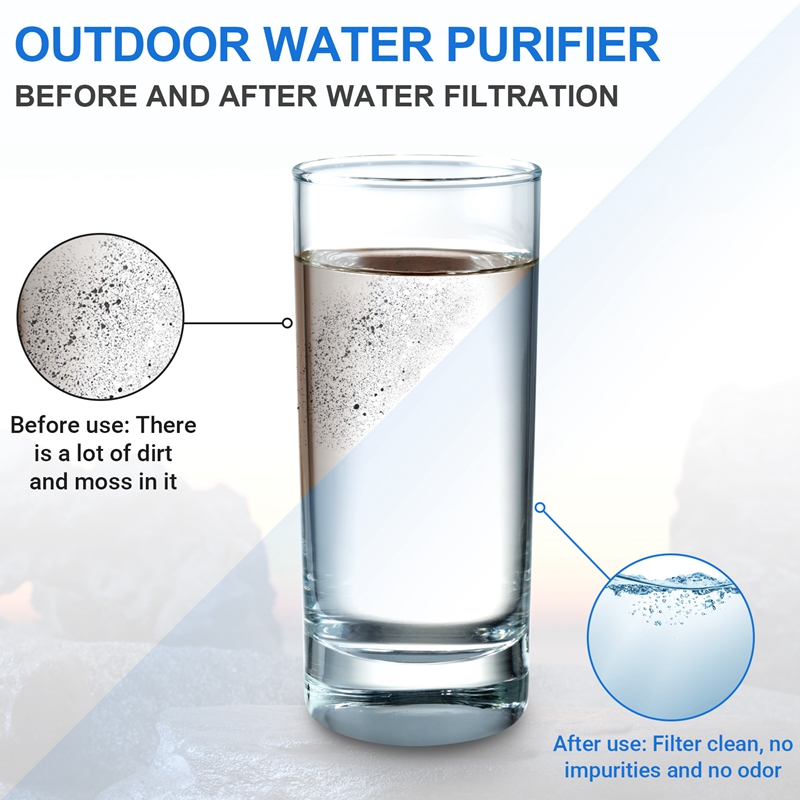 XSXS-500Ml filtre à eau boutei - Water Filter Straw avis et prix