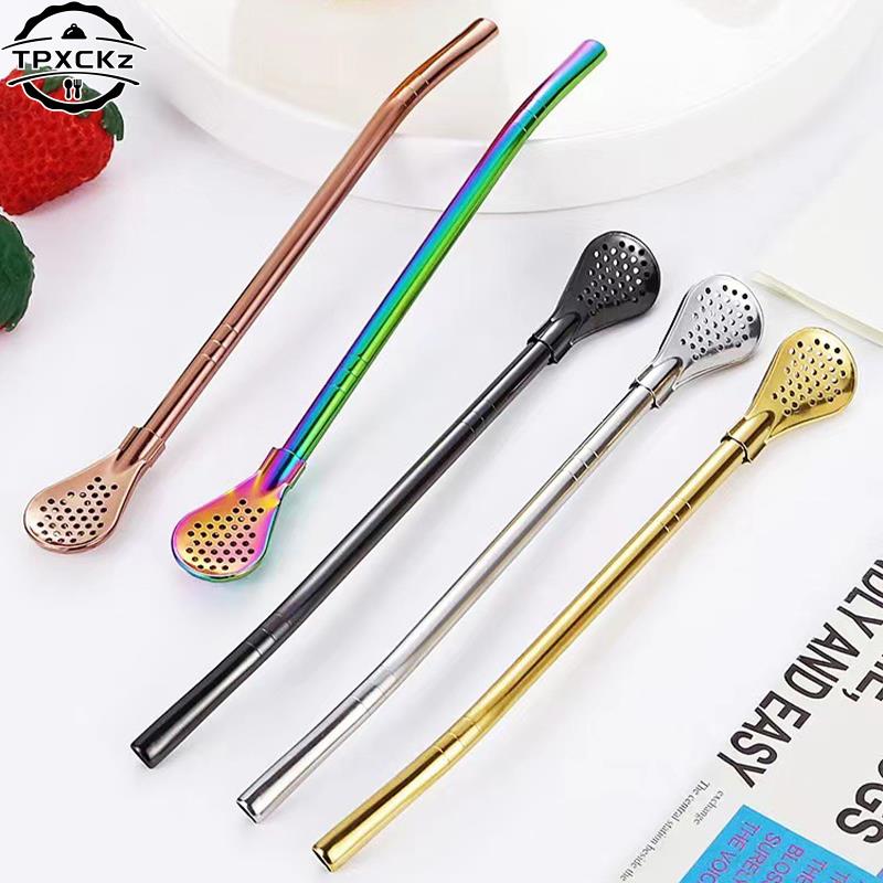 Pailles à Thé Colorées en Acie - Water Filter Straw avis et prix