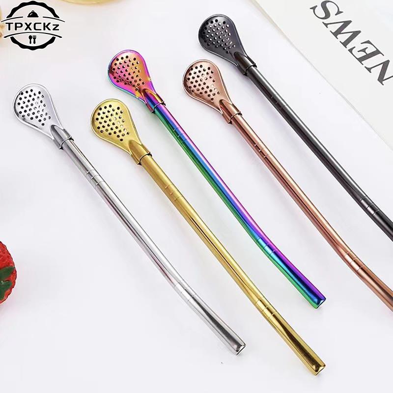 Pailles à Thé Colorées en Acie - Water Filter Straw avis et prix