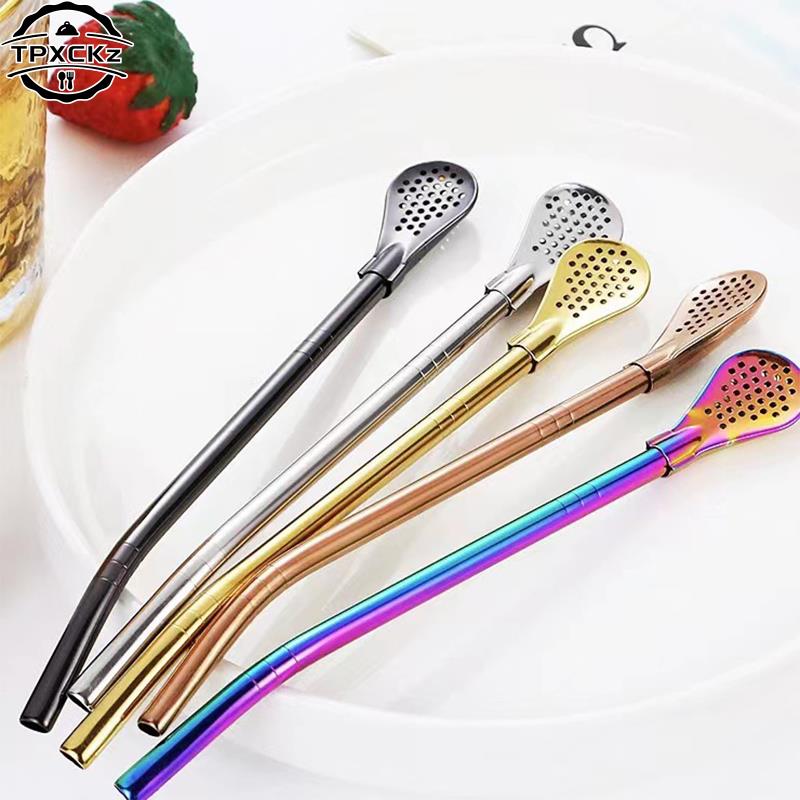 Pailles à Thé Colorées en Acie - Water Filter Straw avis et prix