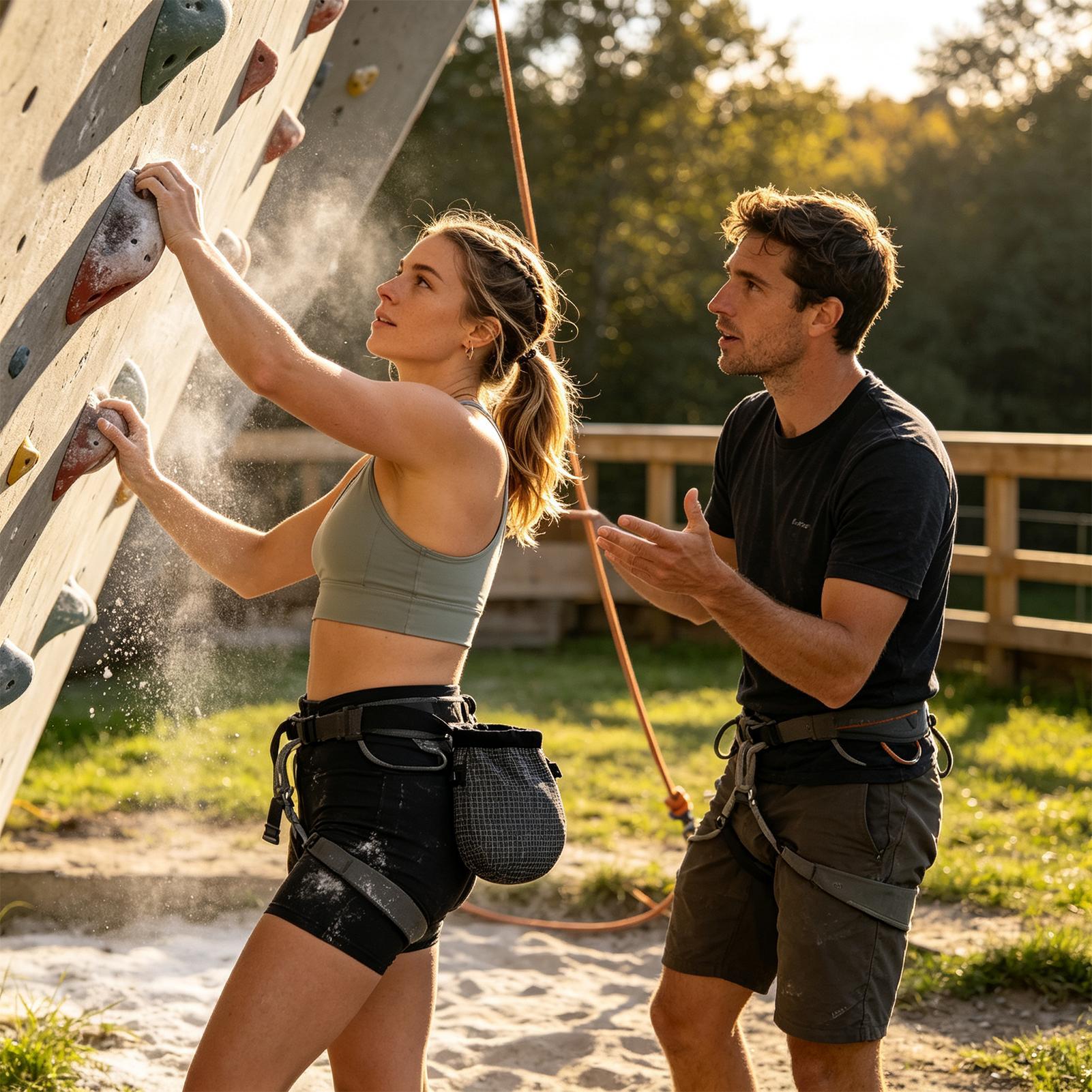 Sac à craie d'escalade réglabl - Chalk Bag Bouldering avis et prix